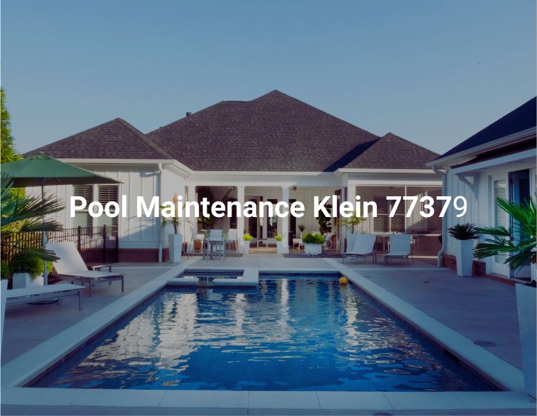 backyard swimming pool in spring klein texas